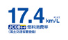 17.4km/L＊1＊2の低燃費を実現