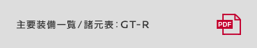 主要装備一覧／諸元表：GT-R
