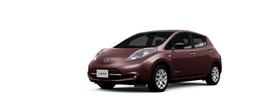 【未開封】日産モデルカーコレクション リーフLEAF ZE0 クロム色