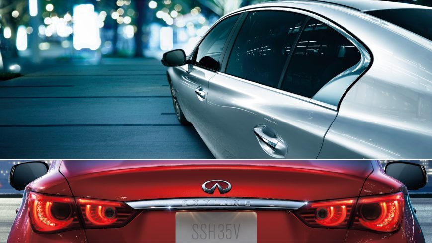日産 スカイライン V37 テールランプ スモーク インフィニティ Q50