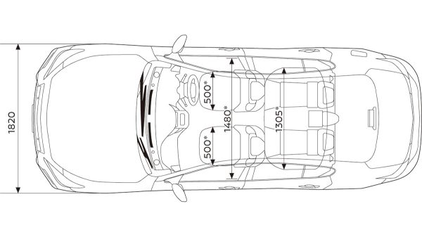 Nissan SKYLINE 350GT HYBRID Type SP ・ 2WD トップビュー